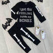 UK Toddler Baby Kids Boys Girl Clothes T-shirt TopsPants Leggings Outfits Set