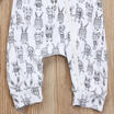 UK Cute Newborn Baby Girl Boy Cartoon Bunny Ears Romper Jumpsuit Outfits Clothes