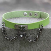 Fashion Leather Necklace Europe&America Punk Original Su Heart Lock Leather Collar Neck Band