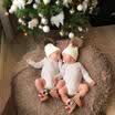 Newborn Baby Boys Girl Top Romper Stripe Bodysuit Sunsuit Outfits Set Clothes AU