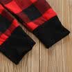 Striped Kids Infant Baby Boys Girls Hooded Tops Pants 2PCS Outfits Clothes Set
