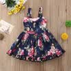 Kid Princess Baby Flower Girl Dress Cotton Bowknot Party Gown Bridesmaid Dresses