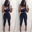 Women Jumpsuit Romper Bodycon Playsuit Clubwear Trousers Party Long Dress Pants