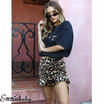 Womens Mini Skirt Leopard Print High Waist Lady Sexy Fashion Cocktail Clubwear
