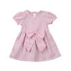 AUStock Newborn Toddler Kids Girl Summer Bow Party Dress Sundress Clothes Casual