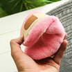 New Pure Color Soft Plain Slippers Wood Floor Non-slip Silent Mute Cotton Slippers Unisex Type