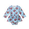 Newborn Kids Baby Girl Floral Romper Dress Jumpsuit Clothes Outfits Autumn US