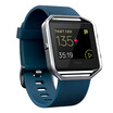 Fitbit Blaze smart fitness watch GPS global positioning heart rate real-time detection mobile phone music control calls to remind the blue trumpet