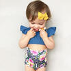 US Newborn Infant Baby Girls TopsBottoms Briefs 2pcs Outfits Set Clothing