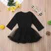2Pcs Newborn Baby Girls Romper Bodysuit Jumpsuit Tulle Tutu Party Dress Outfits