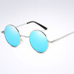 Fashion Round glasses Polarized sunglasses Frame oval vintage sun Glasses round sunglasses UV400 Black lens