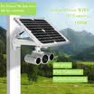 Cámara IP de 1080p Solar powe-r Cámara inalámbrica WIFI de 4G IP Cámara IR-CUT de Visión Nocturna Impermeable al aire libre Solar y batería powe-r 3G GSM CCTV