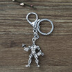 Strong Man Dumbbell Keychain Men Fitness Bodybuilding Key Chains For Car Wallet Keys Ring Sports Men Hip Hop Gym Gifts
