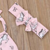UK Stock Toddler Baby Girls Unicorn Sunsuit Romper Outfits Cotton Clothes Set