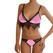 Sexy Women Lace Floral Bralette Push Up Bra G-string Set Lingerie Sleepwear Gift