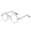 Round Simple Glasses frame Fashion Oval casual eyewear Clear lens Metal round Optics Glasses accessory