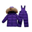 2018 Winter warm down jacket for baby girl clothes child clothing sets boys parka real fur coat kids snow wear infant overcoat
