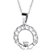 Personality Stainless steel Jewelry Mens Retro Love Pendant Necklace - 24 inch
