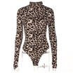 AU Ladies Womens Long Sleeve Top Plain Stretch Bardot Bodysuit Jumpsuit Leotard