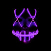 Halloween LED Light Mask Scary Smiling face Rave Purge Festival Cosplay Party