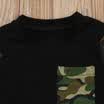 Newborn Kids Baby Boys Tops T-shirt Long Pants Camouflage Outfits Set Clothes AU