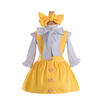 3pcs Infant Newborn Baby Girl Outfits Set Long Sleeve TopsSkirt DressHeadband