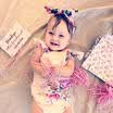 Adorable Baby Girls Painting Bodysuit Romper Headband Jumpsuit Sunsuit Outfit