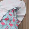 Infant Toddler Baby Girl Flamingos Romper Jumpsuit Bodysuit Outfit Clothes 1-6Y