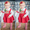 My 1st Christmas Baby Girls Tops T-shirtTutu Skirts Dress Outfit Clothes Set UK