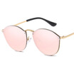 2018 New Arrival Fashion sunglasses for women Oval Metal popular eyewear accessory for travel round female sun glasses