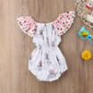 Cute Newborn Baby Girls Rabbit Easter Romper Bodysuit Jumpsuit Outfits Clothes