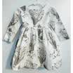 Christmas Infant Kid Baby Girl Costume Party Floral Print Long Sleeve Dress
