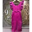 Kid Baby Girl Overall Suspender Pant Back Cross Bodysuit Jumpsuit Outfit Clothes