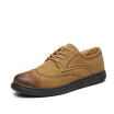 Mens Block leather Shoes Casual shoes