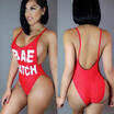 Women One piece Bikini Swimwear Push Up Backless Swimsuit Bathing suit Monokini