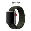 Kebbit Nylon Sport Band for Apple Watch Series 4 3 2 1 38MM 42mm 40MM 44mm Soft Breathable Watch Strap Colorful iWatch Bands