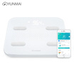 Yunmai YUNMAI light color Color2 intelligent body fat scale home electronic weight scale body fat scale 29 items body data Bluetooth connection APP control white charging models