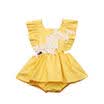 Embroidered Lace Toddler Baby Girl Bodysuit Romper Jumpsuit Sunsuit Clothes NWT