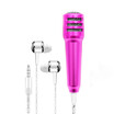 Mini Microphone Fashion Portable Stereo Headphones