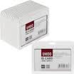 Excellent&UHOO 6623 waterproof document card sets of horizontal milk white 12 card sets box work card badge