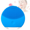 Sonic Facial Cleansing Rechargeable Silicone Brush Heads Pore Dirt Removal Pimple Face Improvement Skin Oil Control Face Clean