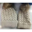 US Seller Women Baby Warm Winter Knit Wool Beanie Fur Pom Bobble Hat Crochet Cap