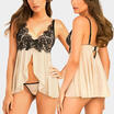 Lingerie Lace Dress Babydoll Women Underwear Nightwear Sleepwear One Size