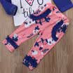 Newborn Kids Baby Girls Top Romper Pants Bodysuit Sunsuit Outfits Set Clothes