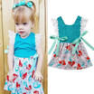 Kids Baby Girl Ariel Bowknot Sundress Sleeveless Princess Summer Tutu Lace Dress