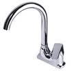 Germany DZ 6318 copper high throw basin faucet double hole single hot&cold wash basin faucet