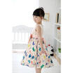 Children Kids Girls Crew Neck Sleeveless Bowknot Wedding Party Princess Dress