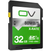 OV SD card 32G 80MB s memory card class10 high-speed storage SDHC SLR digital camera professional high-definition camera car flash memory card