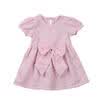 AUStock Newborn Toddler Kids Girl Summer Bow Party Dress Sundress Clothes Casual