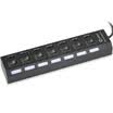 Ferguson cabos computer usb splitter a trailer usp notebook multi-interface expander hub conversion hub no power black